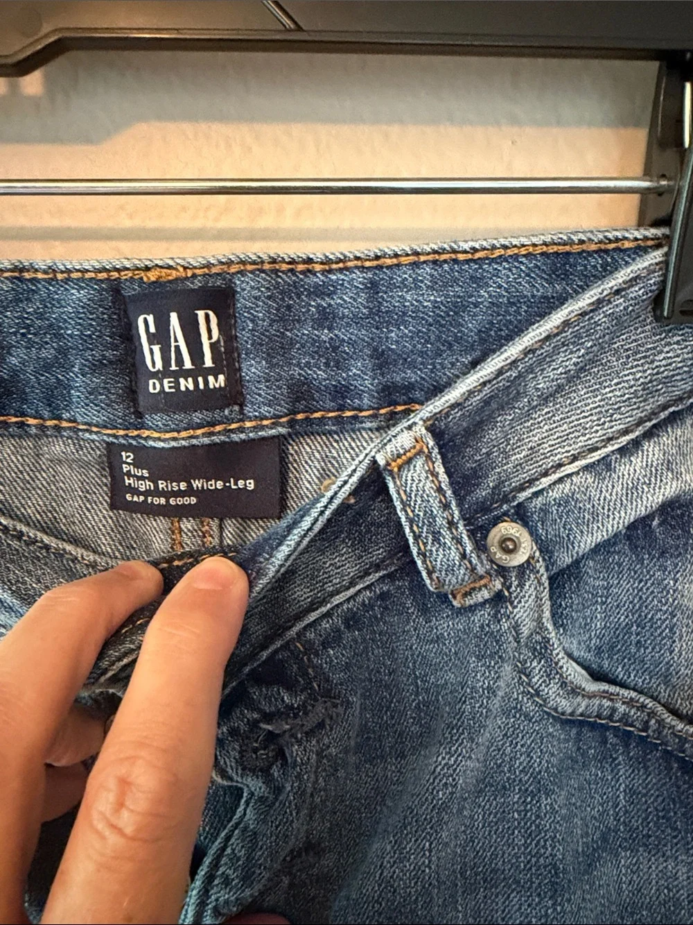GAP NWT Girl’s Medium Blue Wide-Leg Denim Jeans